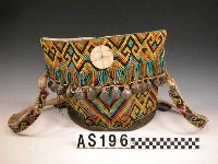 藏品(銅鈴珠飾幼兒背架)的圖片